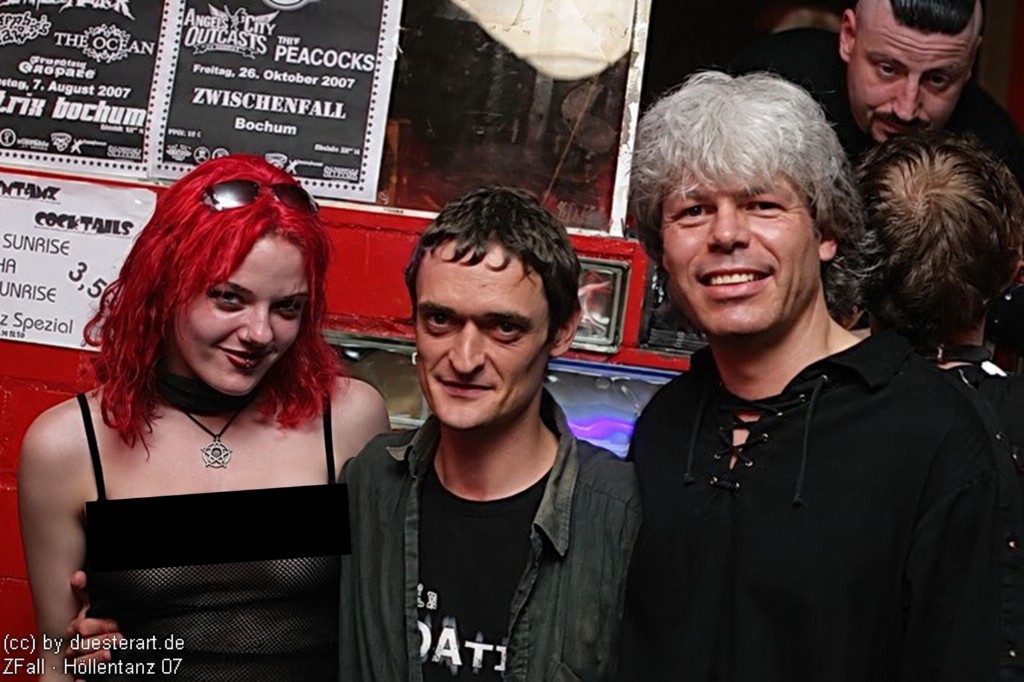 Nici (Arsay), Stefan Ackermann and a colleague at Zwischenfall Bochum, Höllentanz 2007